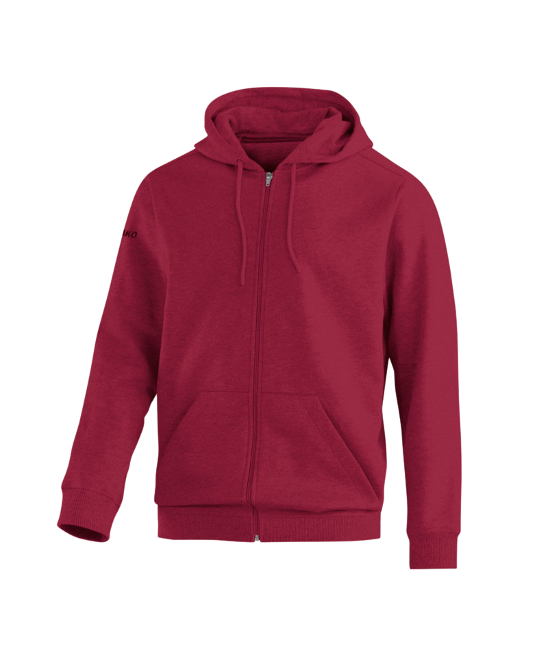JAKO Team Kapuzenjacke Damen Dunkelrot F14