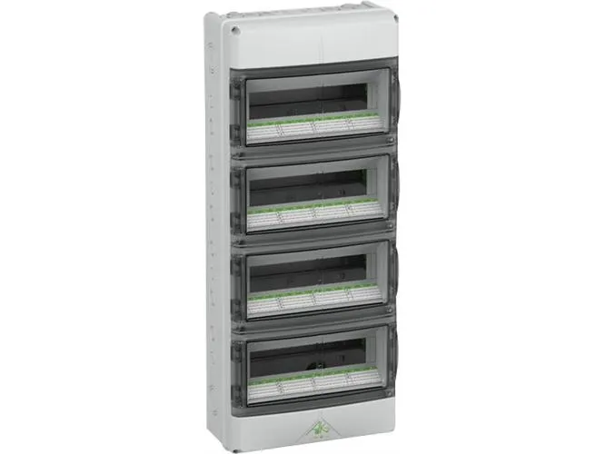 SPELSBERG Gruppetavle AK 56, 4x14 moduler HxBxD: 750x315x155 mm IP 65 Polycarbonat, lysegrå RAL 7035