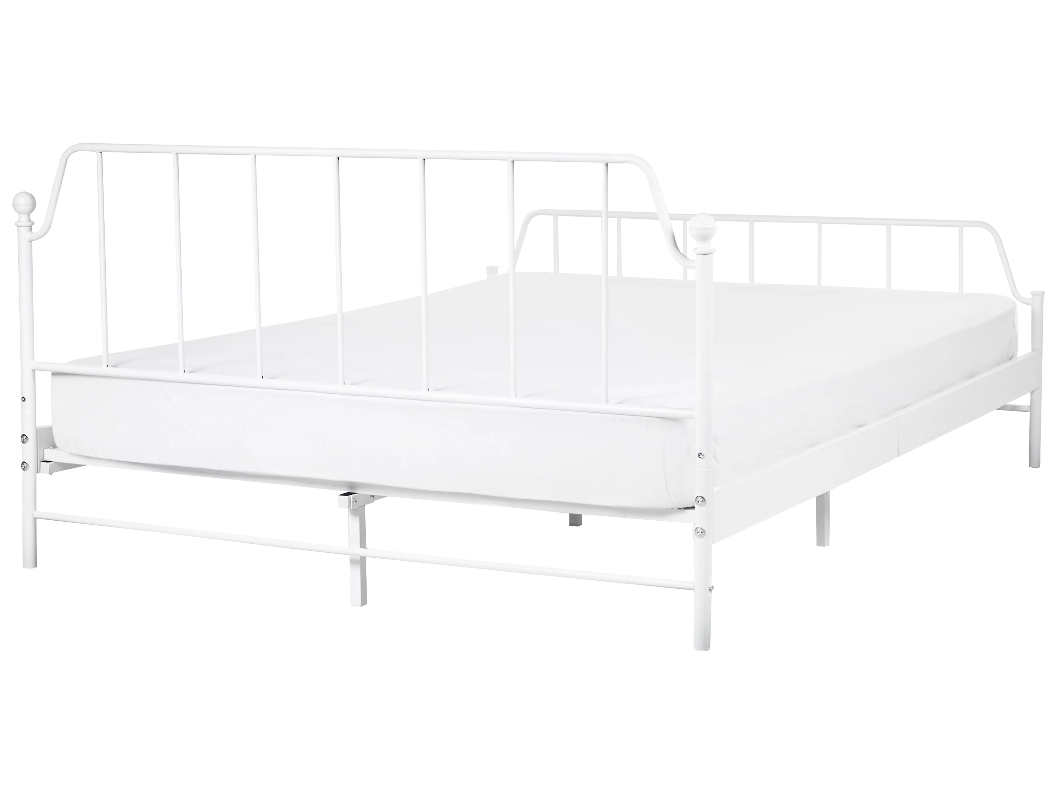 Bed Metaal MAURESSAC 160 x 200 cm Wit
