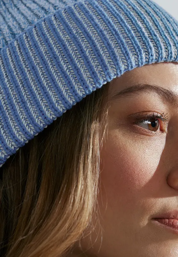 Strickmütze - water blue