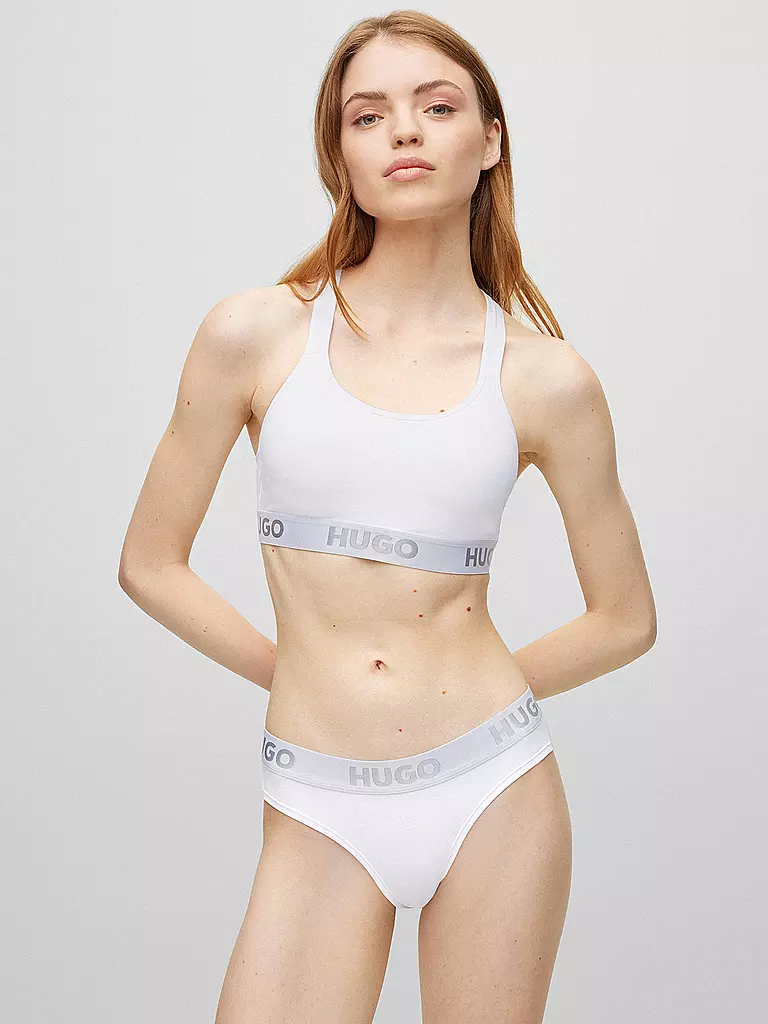 HUGO Sport Bustier weiss