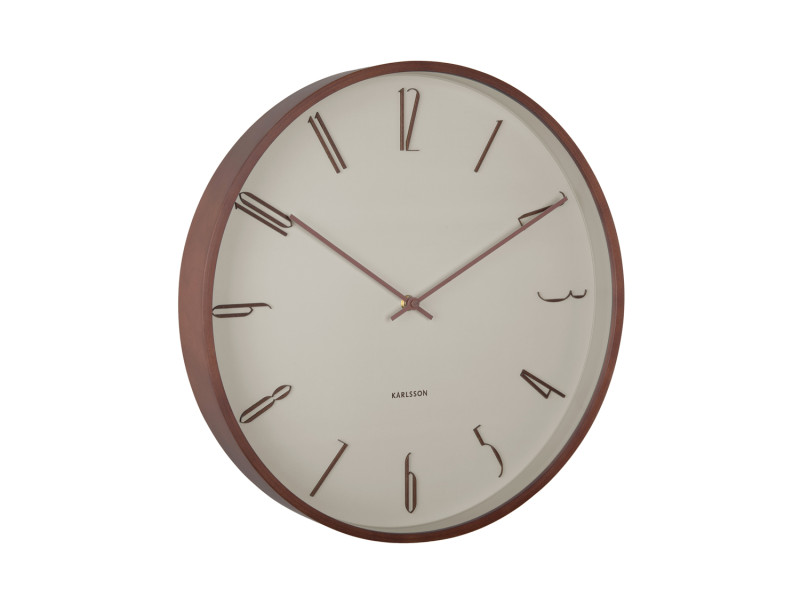 Wall Clock Scandia KA6014BL Misty blue