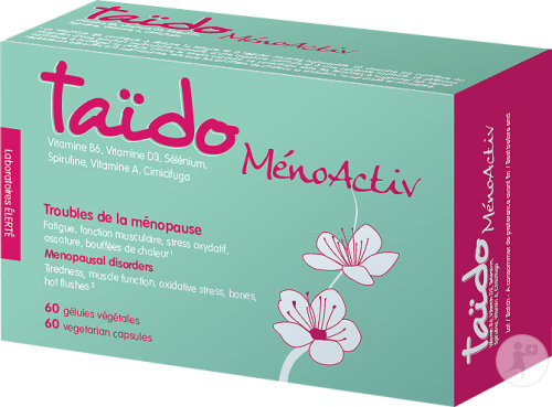 Taïdo MénoActiv Troubles De La Ménop. Fatigue 60 Gélules