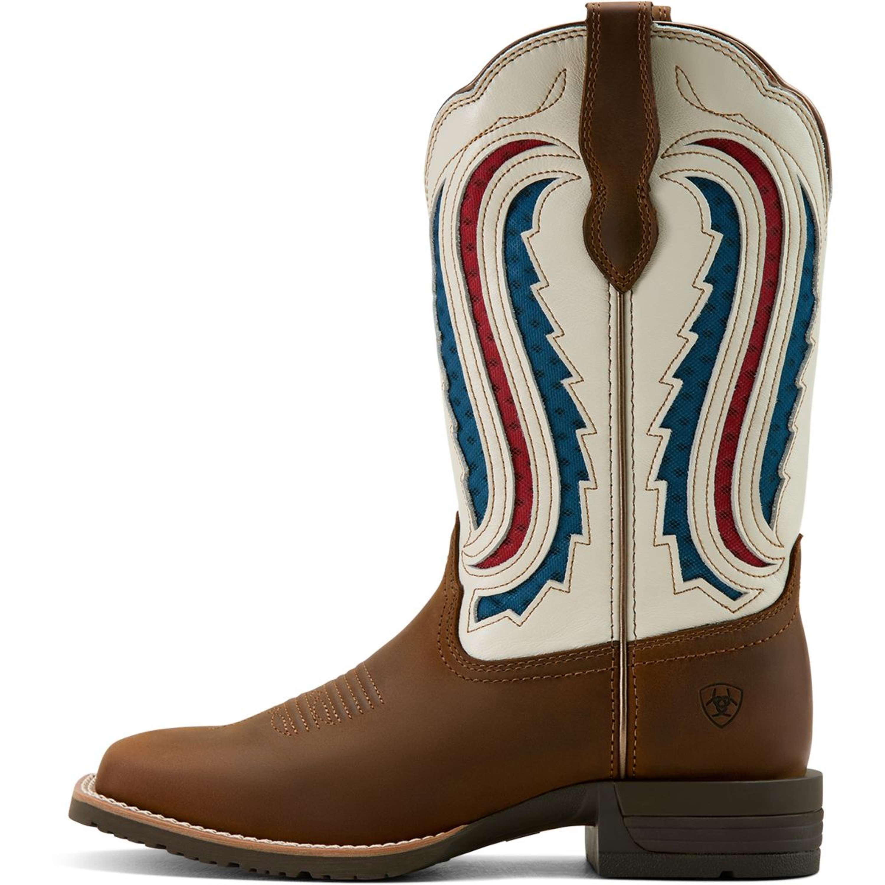 Ariat Westernlaarzen Hybrid Ranchwork Venttek Dames Distressed Brown/C