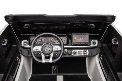 Mercedes Benz AMG G63 Elbil, Hvit