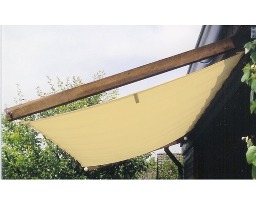 Polyester zeildoek, weerbestendig materiaal, ivoor, 146x300 cm