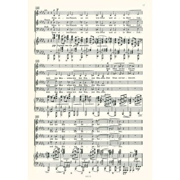 Edition Peters Brahms Ein deutsches Requiem