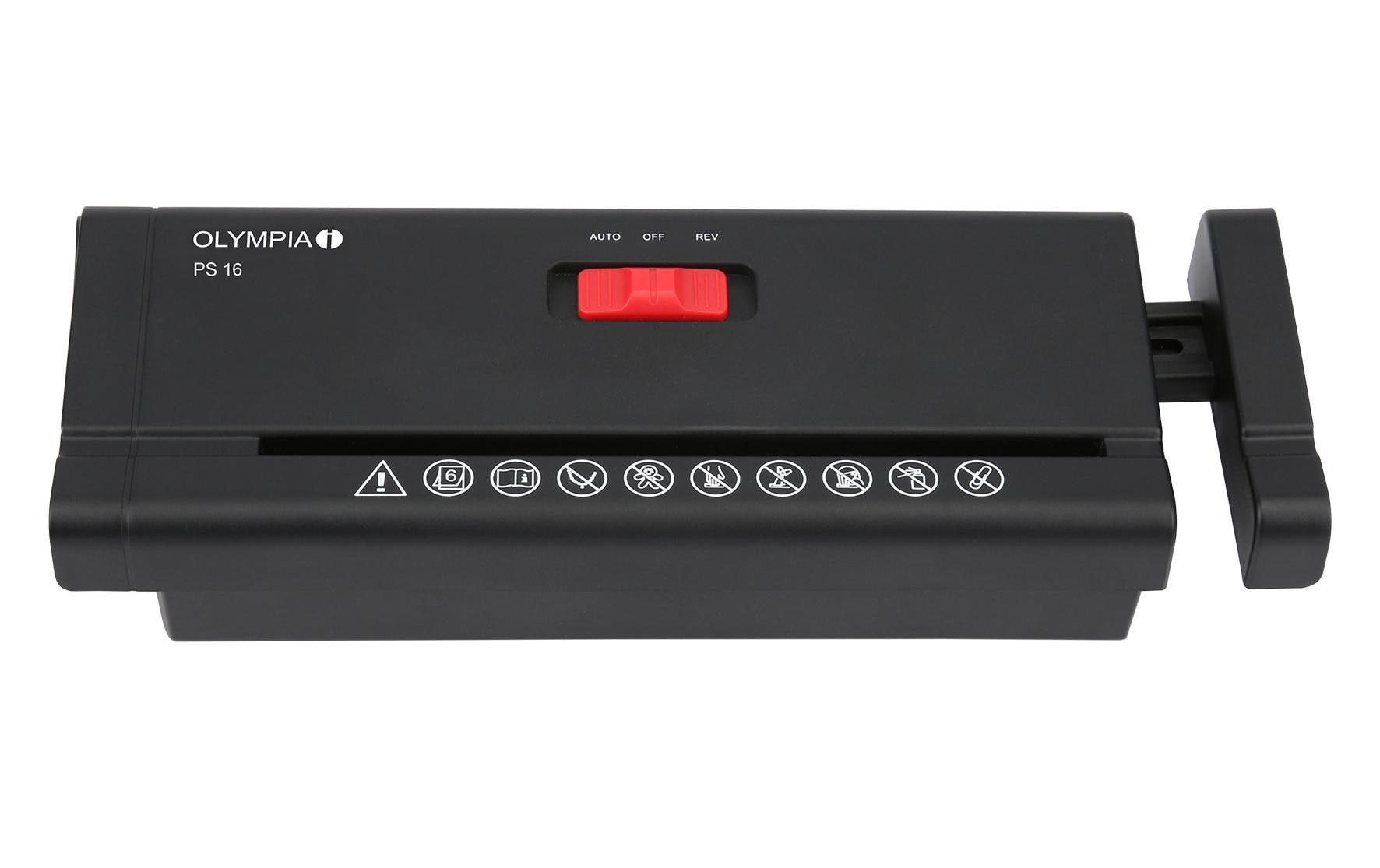 Aktenvernichter PS 16 P-2, 6 SeitenPapierschredder