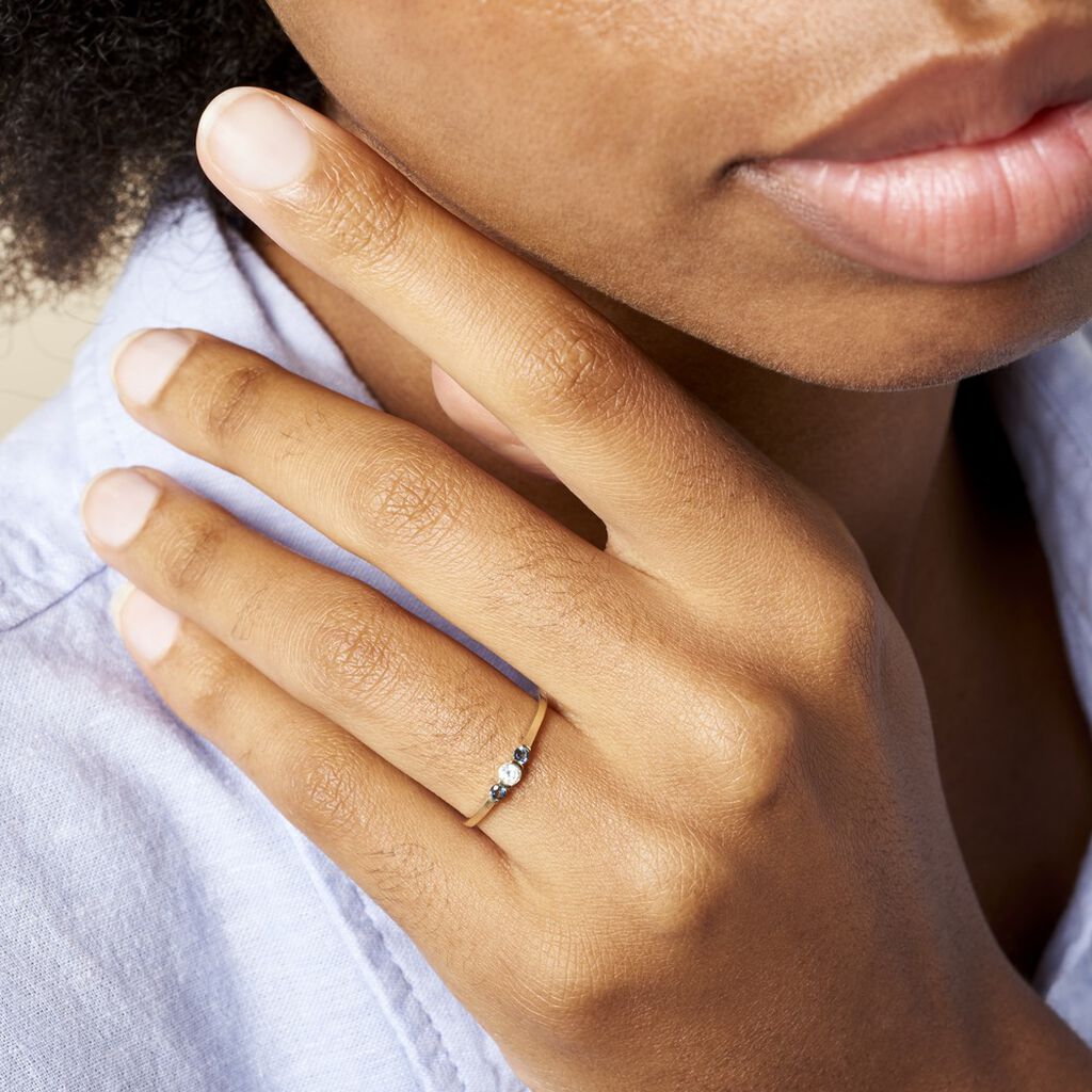 Bague Mediha Or Jaune Topaze