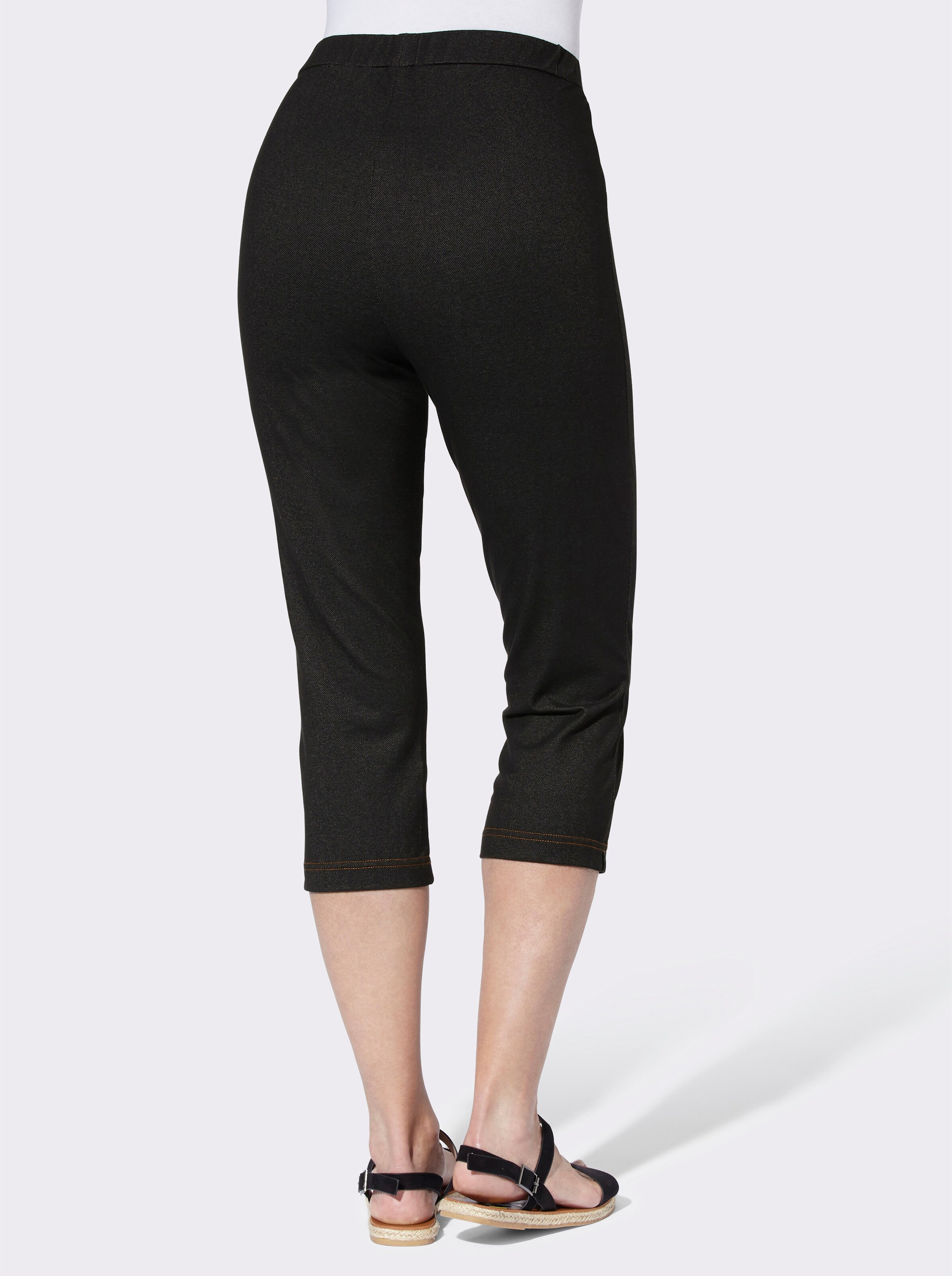 Caprihose in Jeans-Optik