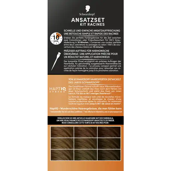 Ansatzset A2 Goldbraun