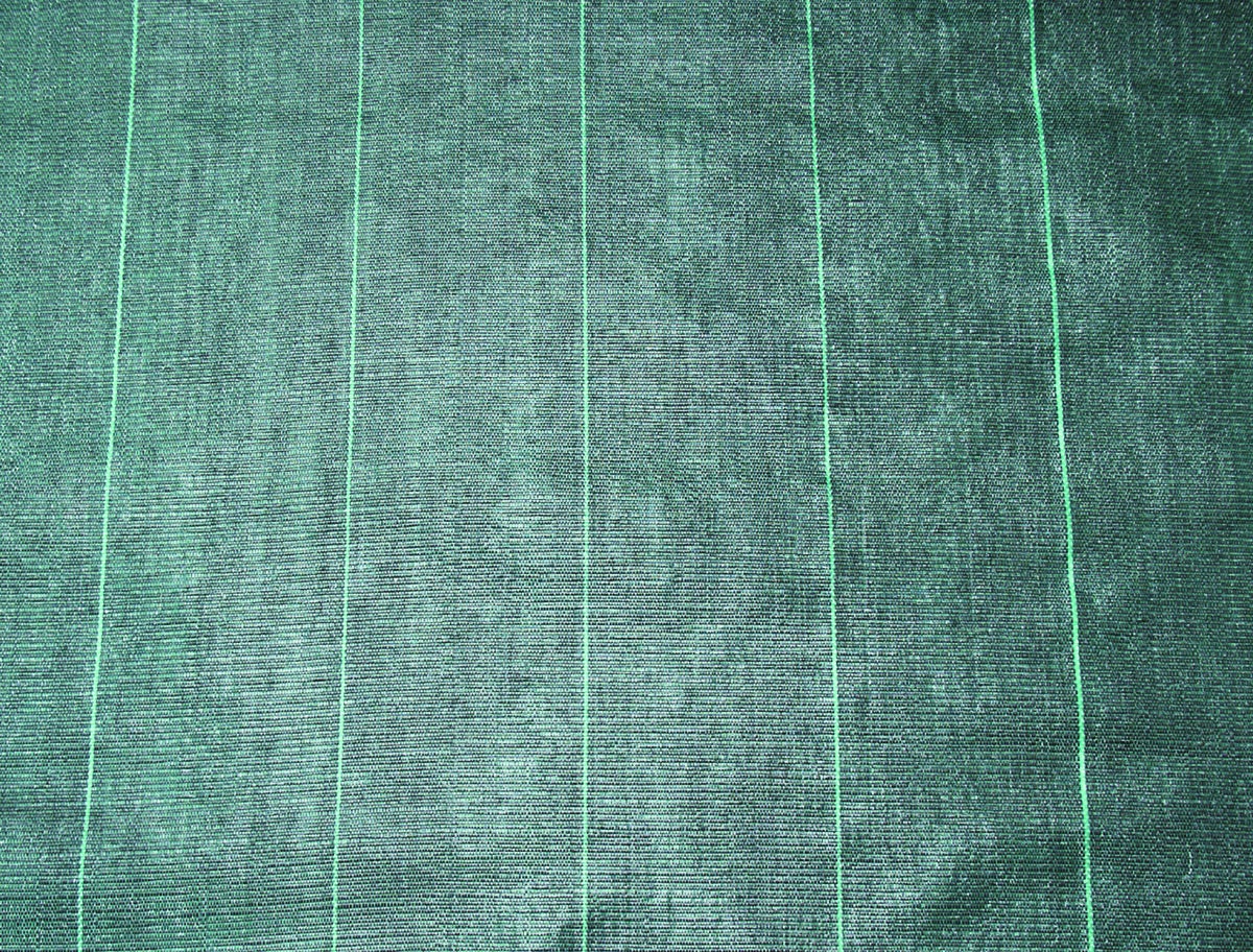Nature gronddoek 1 m x 10 m zwart
