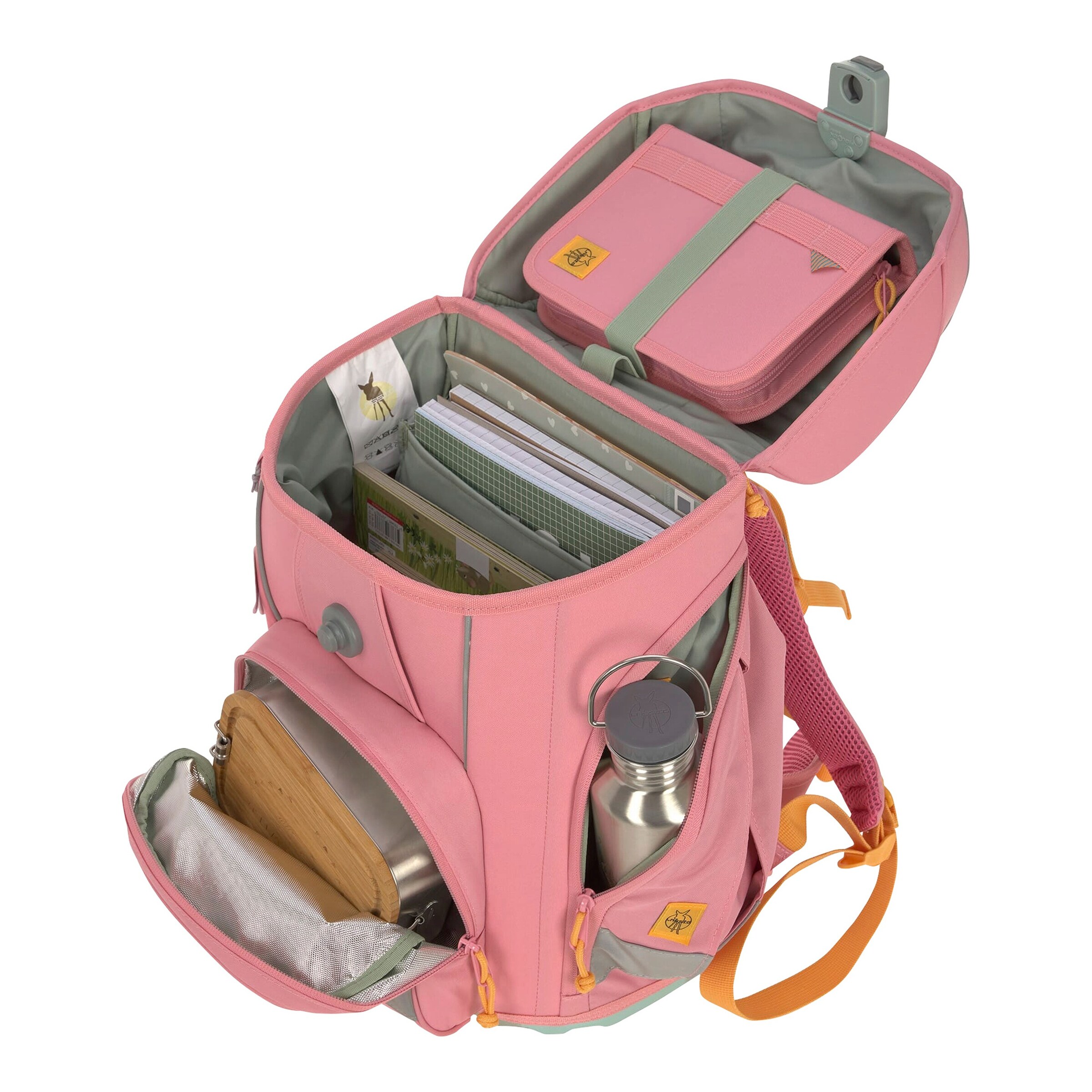 Lässig Schulranzen-Set Boxy Unique 7-tlg. pink