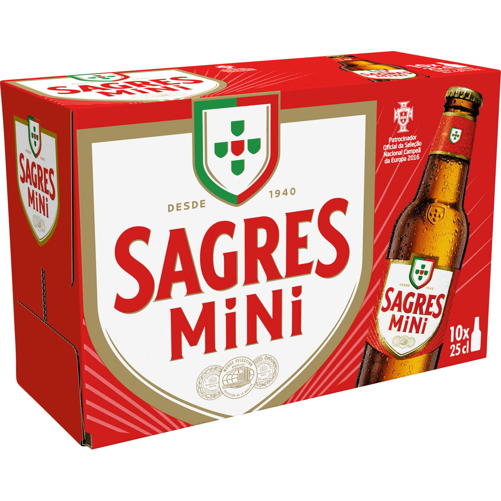 Sagres Bier 10 x 25 cl