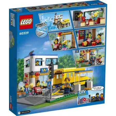 LEGO® City Community 60329 Schule mit Schulbus