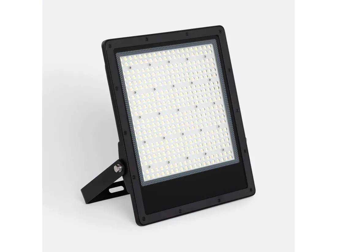 Projecteur LED 200W Dimmable TRIAC 170 lm/W IP65 ELEGANCE Slim PRO Noir Blanc Chaud Asymétrique 80ºx155º 3000K