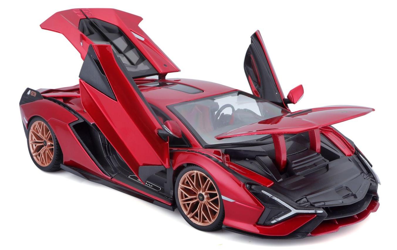 Lamborghini Sian FKP 37 Rot 1:18Sammlermodell im Massstab 1:18
