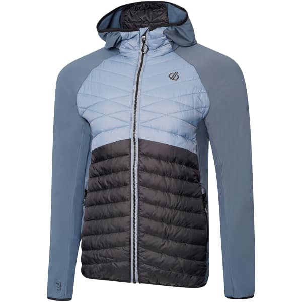 Doudoune randonnée DARE 2B MOUNTAINEER WOOL HYBRID GREY MIRGE/BLACK