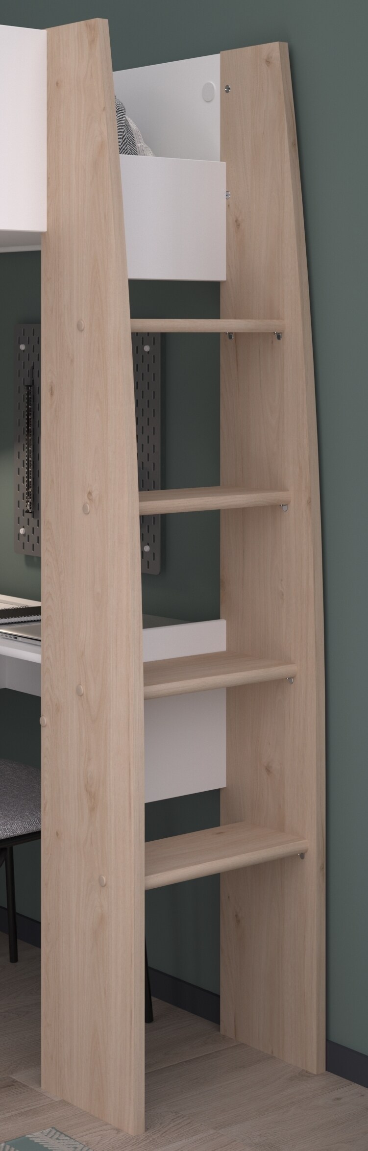 Parisot Hochbett Shelter 11 Eiche Jackson