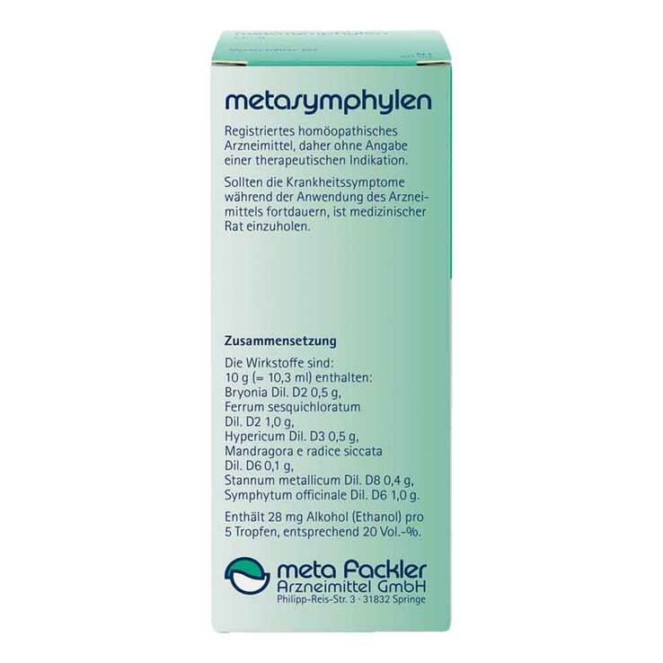 Metasymphylen Tropfen zum Einnehmen, 50 ml