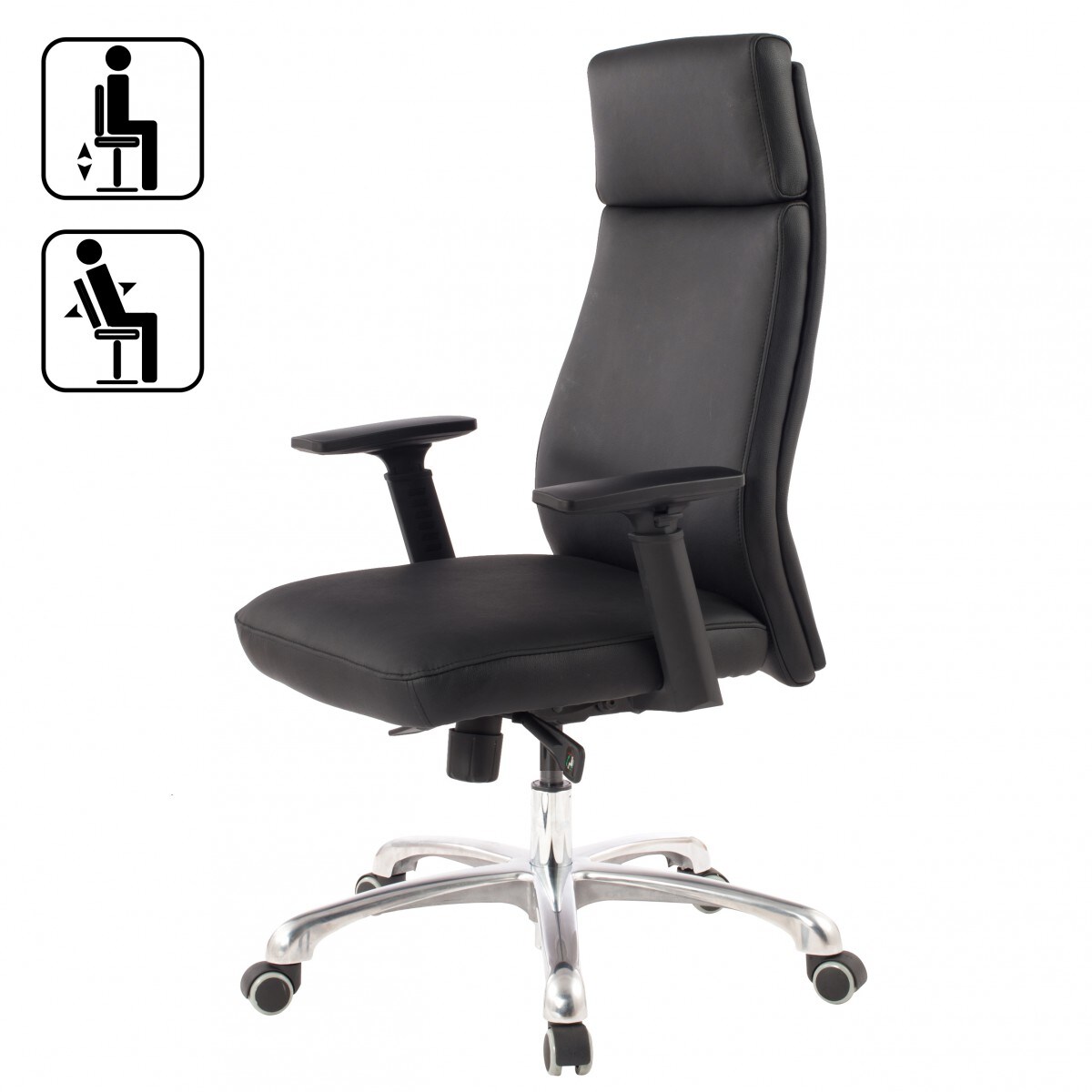 KADIMA DESIGN Echtleder Bürostuhl 