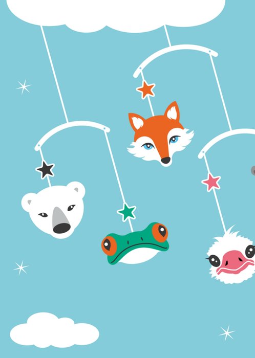 Paperclip | Geboortekaart | dieren