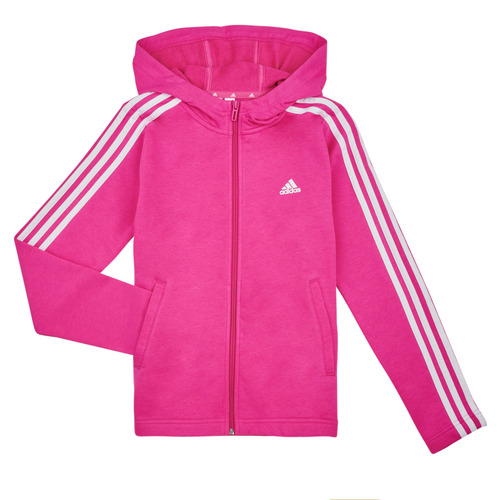 Adidas Sportswear - 3S FZ HD - Fuchsia / Blanc