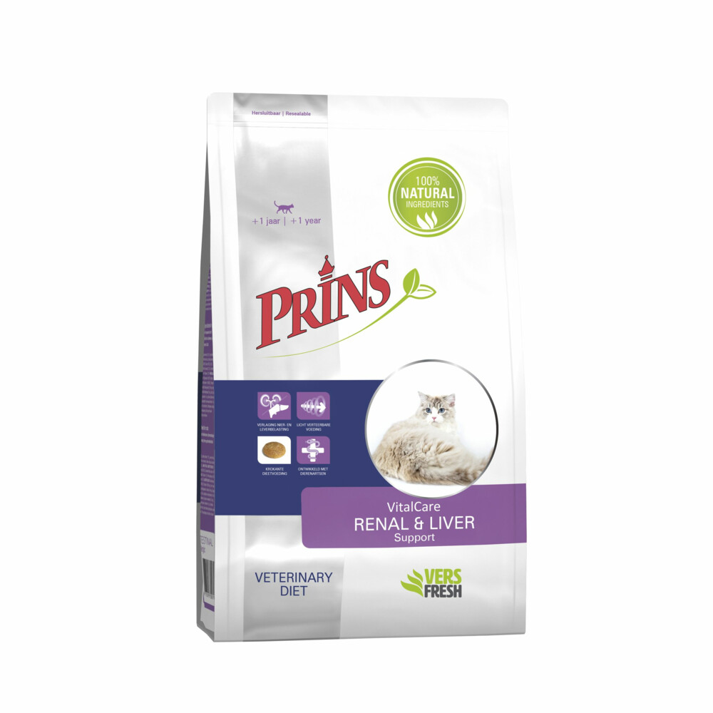 Prins VitalCare Veterinary Diet Renal Support Kattenvoer 1,5 kg