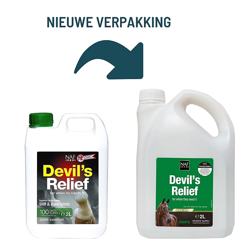 NAF Devil’s Relief – Voor soepele spieren en gewrichten bij paarden
