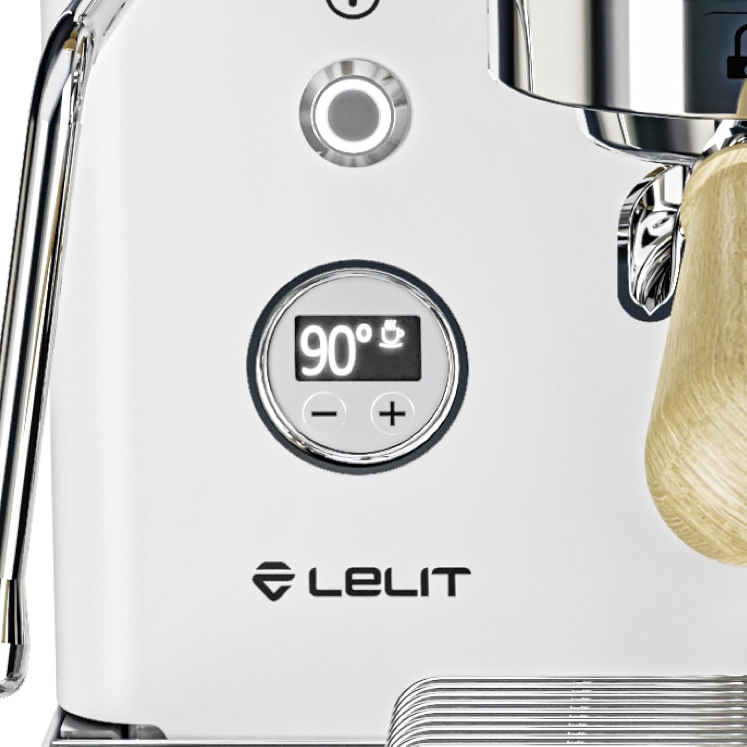 Lelit Bianca Kaffeemaschine - Mit Milchaufschäumer und Dual Boiler System - Weiß