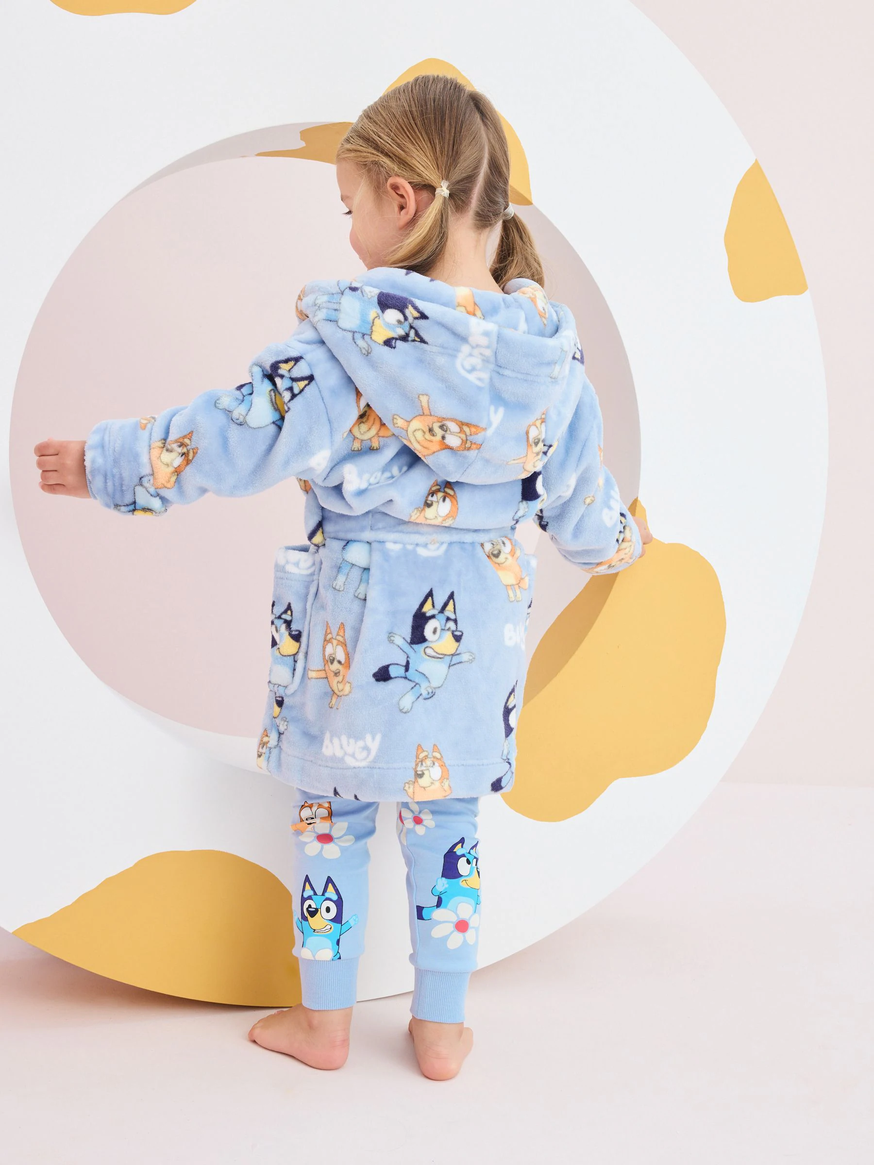 Blauw - Fleece kamerjas (9mnd -8jr)