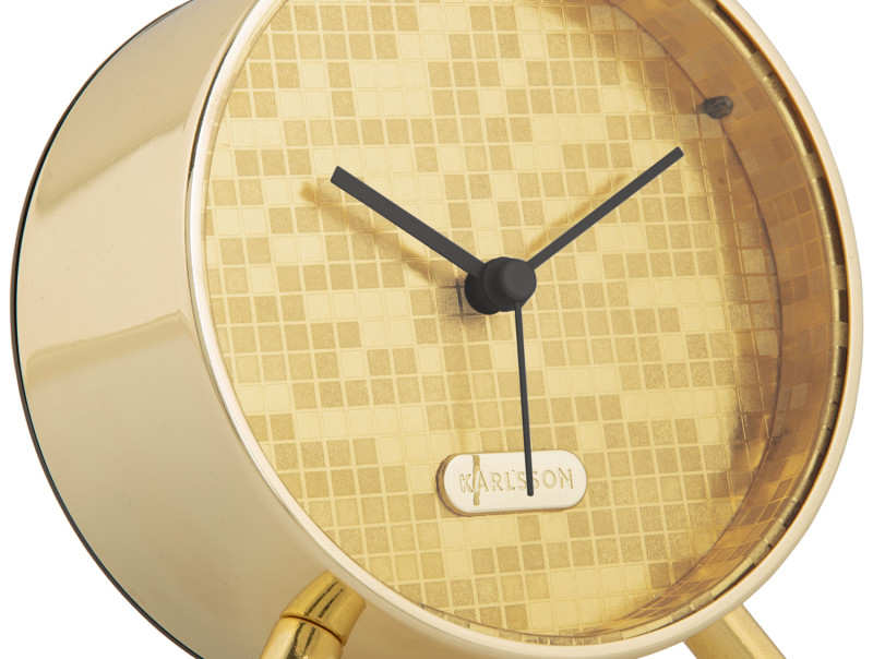 Alarm Clock Disco KA6004GD Gold