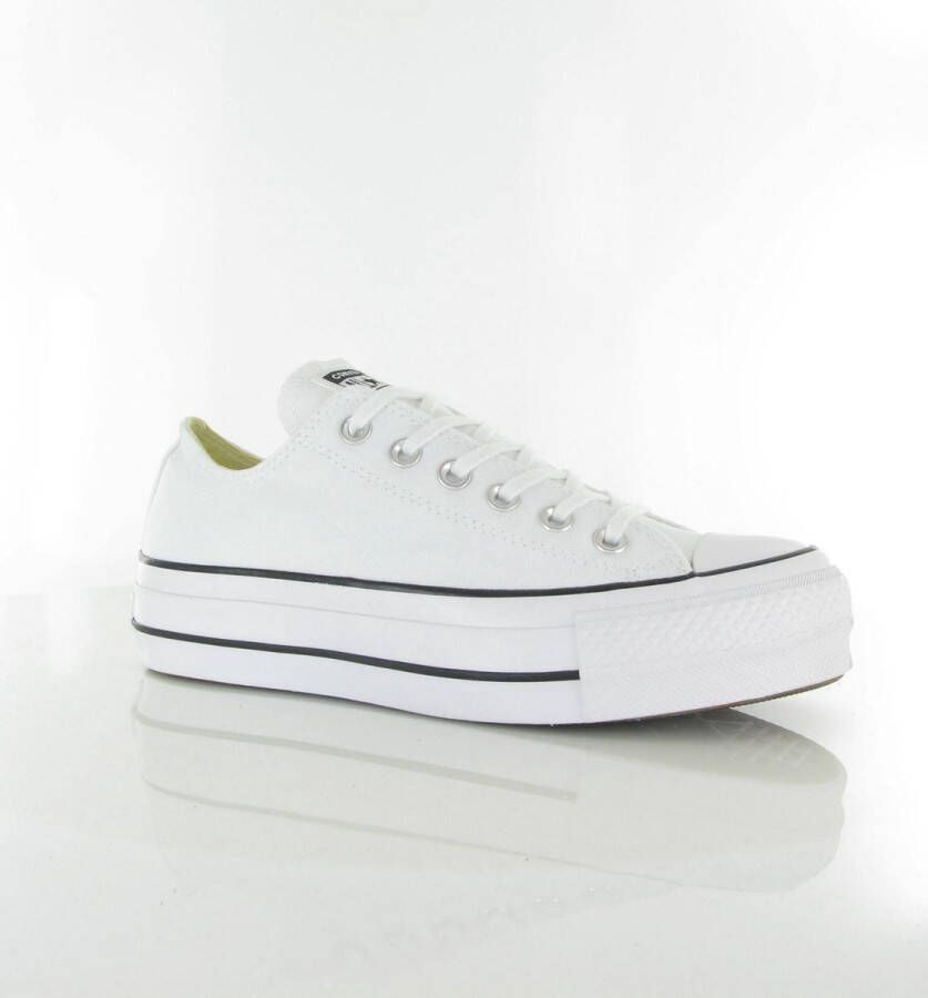Converse Chuck Taylor All Star Platform Low Dames Schoenen White Textil Foot Locker