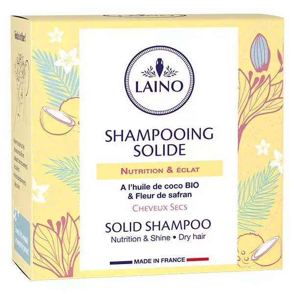Shampoo sólido Laino para cabelos secos 60g