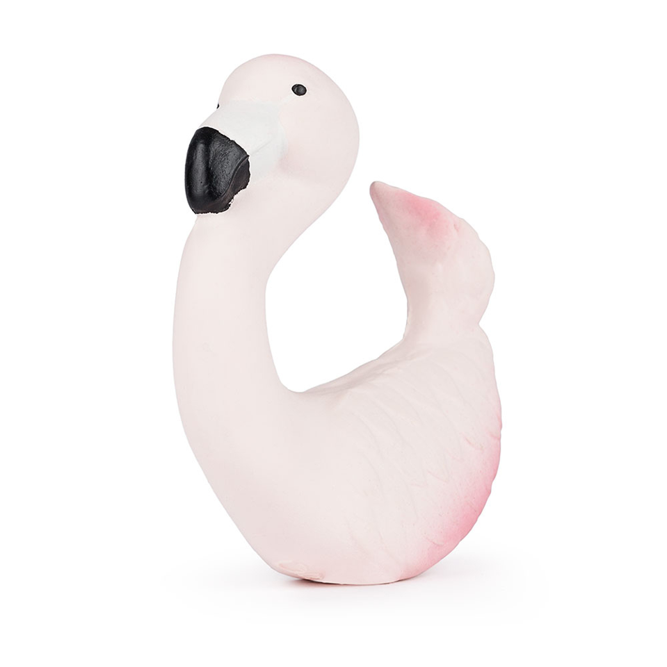 Oli & Carol - Armbånd i naturgummi - Flamingoen Sky