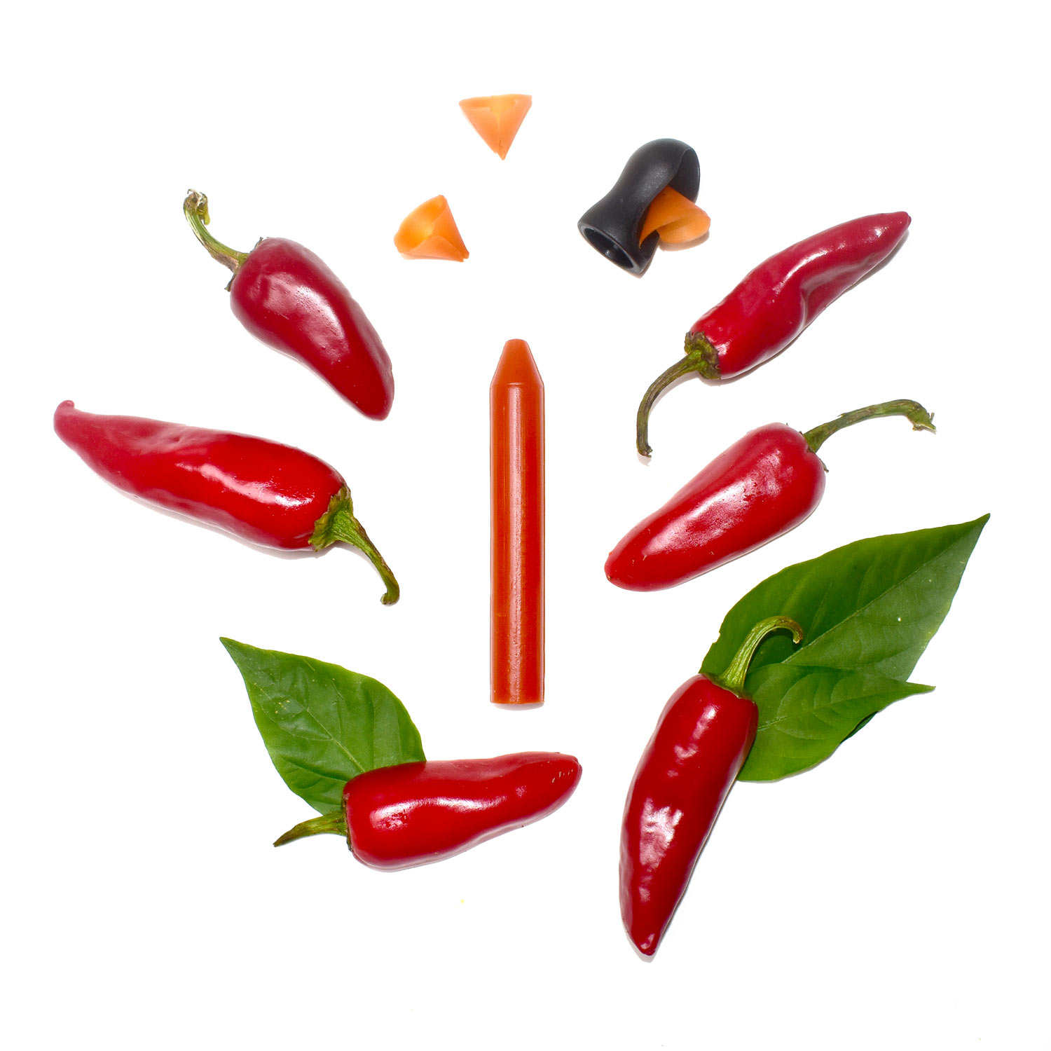 Coffret Epicurien 3 crayons d'assaisonnement - Piment d'Espelette bio, Cèpe, Safran bio