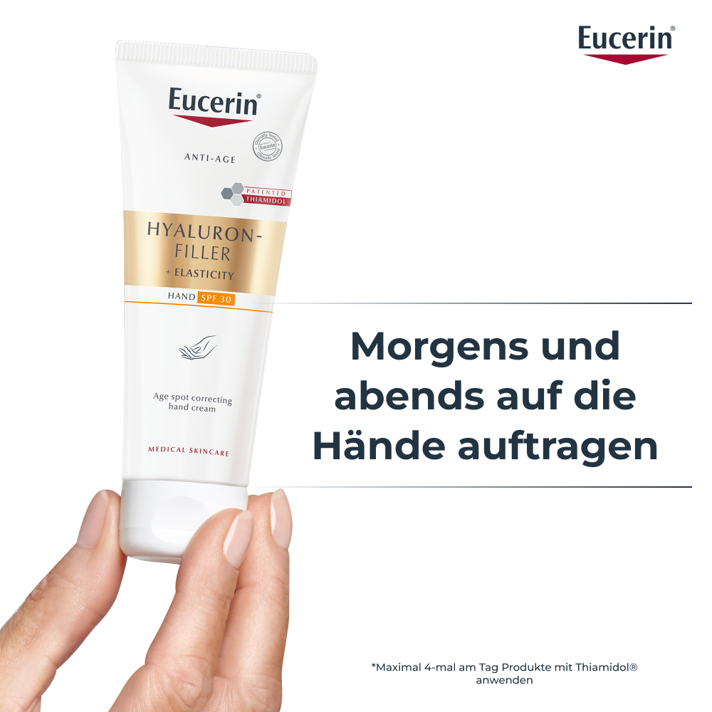 EUCERIN Hyaluron-Filler + Elasticity Handcreme<br>75 ml, Tube, Creme
