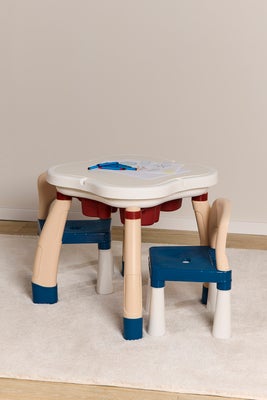 Cloudberry Castle Aktivitetsbord med Stoler, Blue