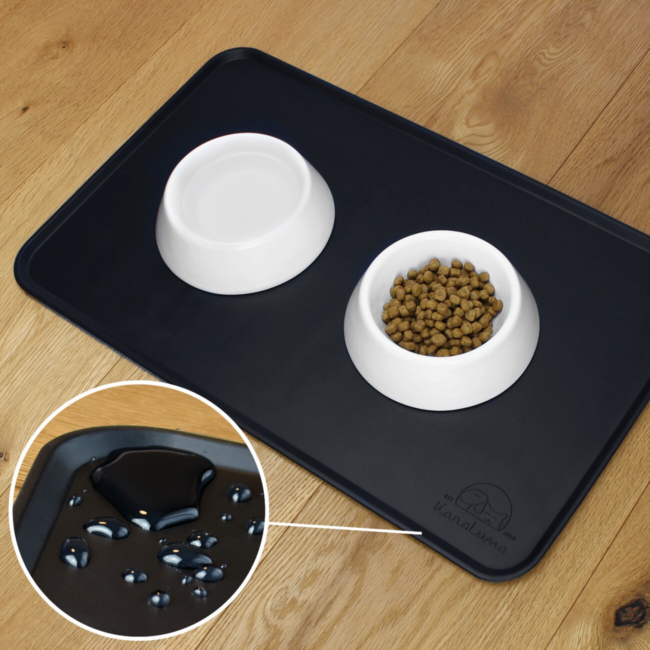 KaraLuna Basic Napfunterlage 48x30 cm schwarz S