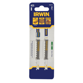 Irwin Pro decoupeerzaagblad medium U-aansluiting voor hout - 2 stuks