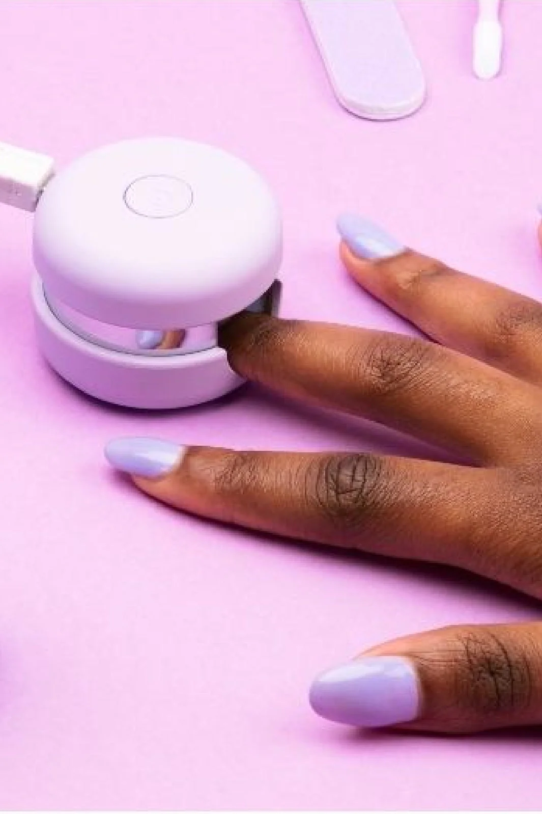 Le Mini Macaron Gel Manicure Kit lilac blossom
