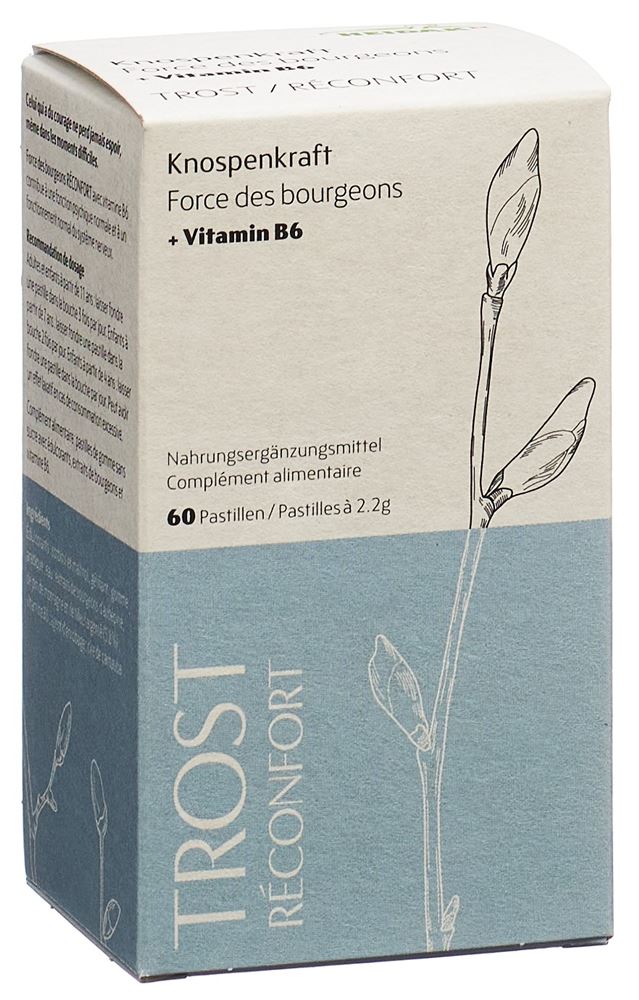 HEIDAK Knospenkraft<br>60 Stück, Flasche, Pastillen, Trost