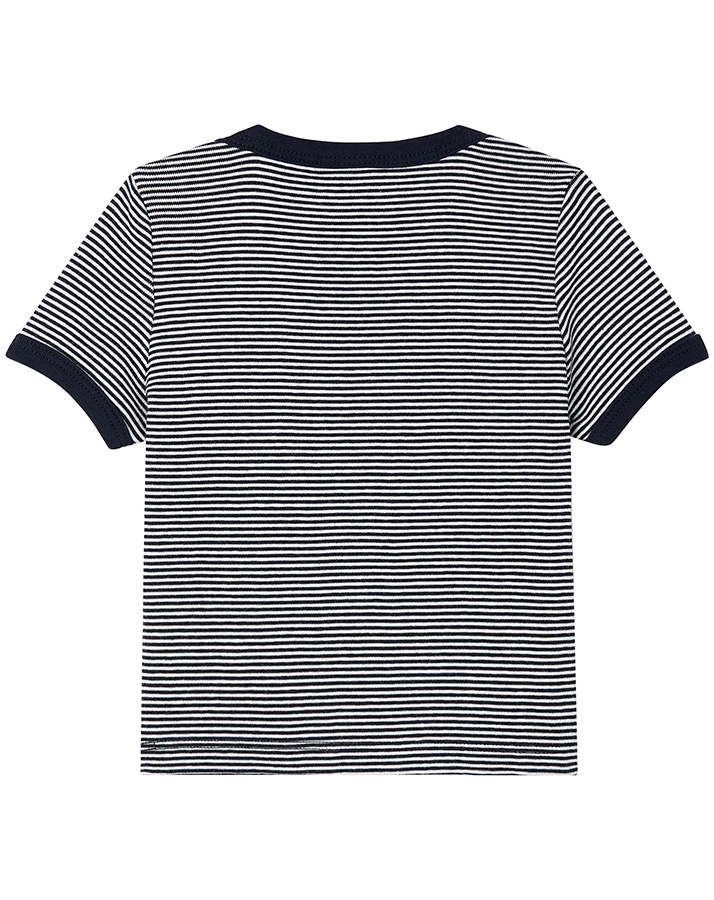 T-Shirt CLOUDY OCEAN gestreift in dunkelblau