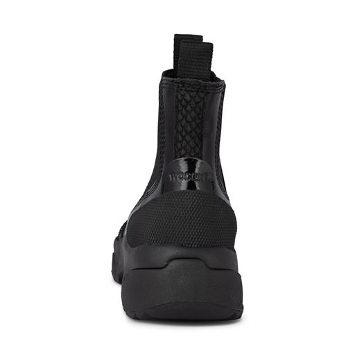 Woden Helga Patent Waterproof Støvler, Black, 40
