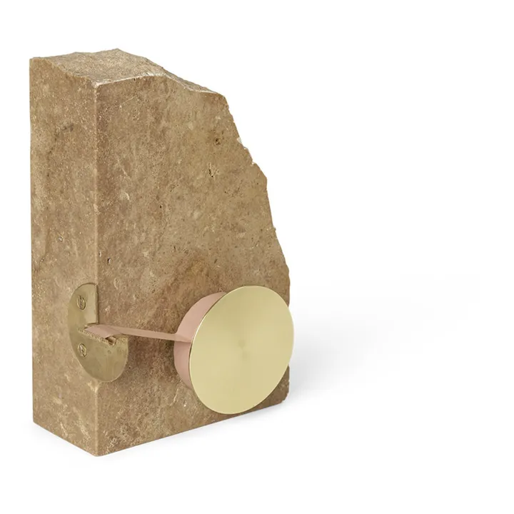 Ferm Living Dérouleur de scotch en travertin | Ocre