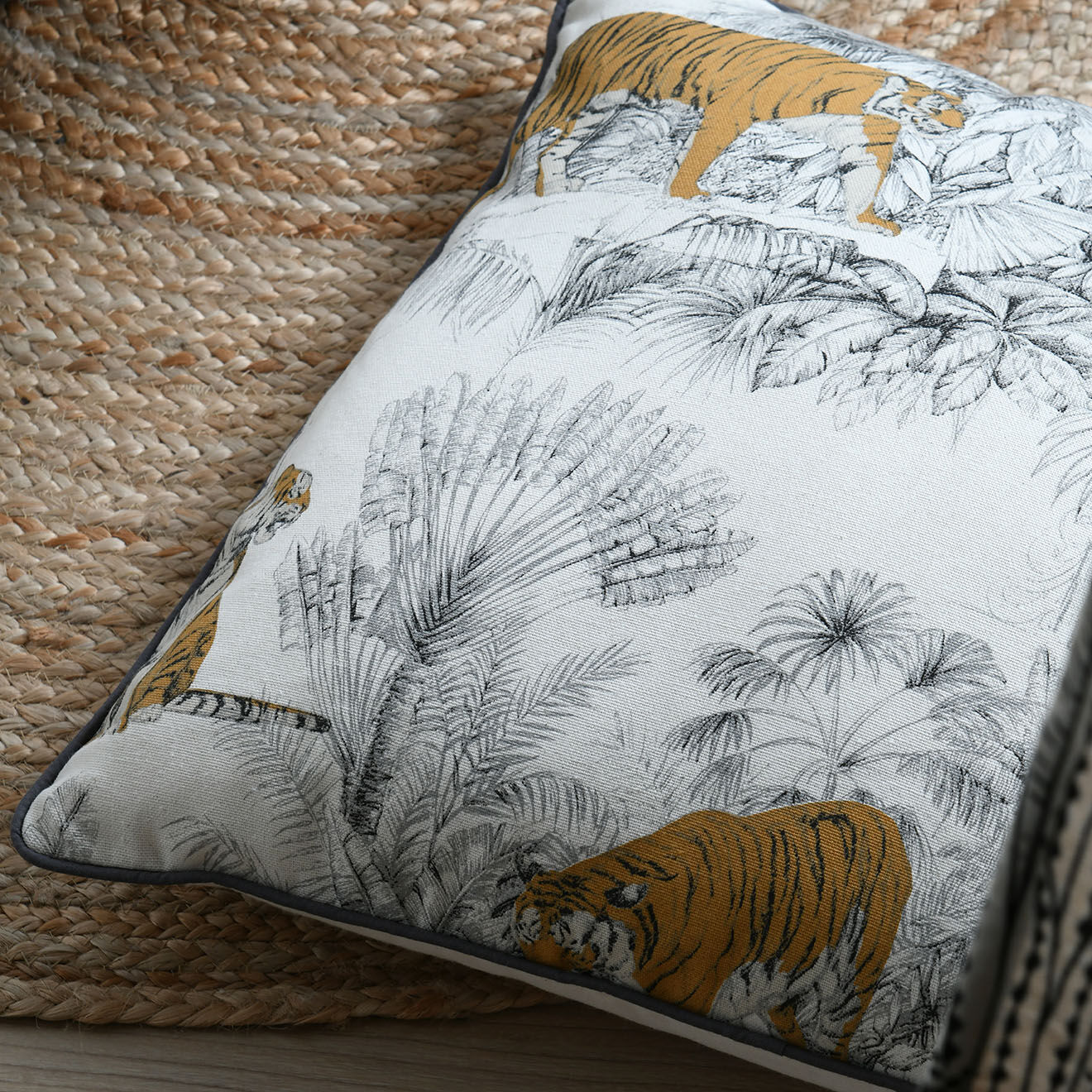 Stof Coussin Sherkan Haute Savoie naturel - 50x50 cm