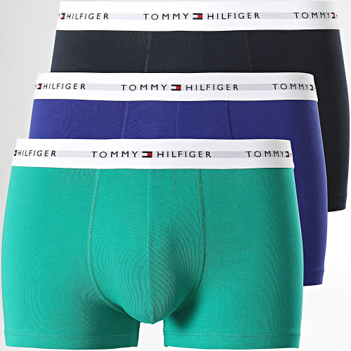 Lot De 3 Boxers 2761 Noir Vert Bleu Roi