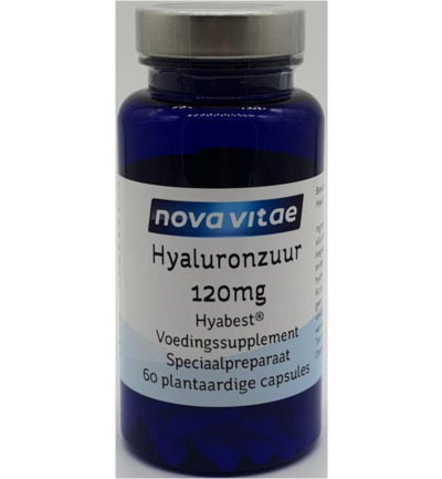 Nova Vitae Hyaluronzuur 120 Mg (60 vega capsules)