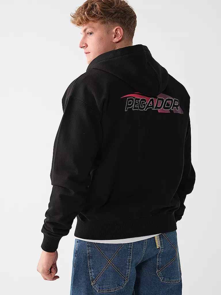 PEGADOR Sweatjacke CLAYTON  schwarz