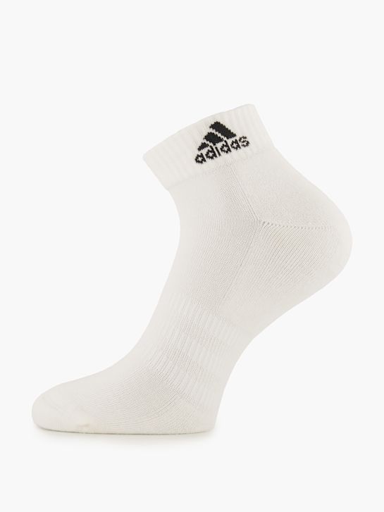 adidas 3 Pack Sneaker-Socken Weiss